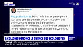 Gérard Collomb dénonce le silence des écologistes