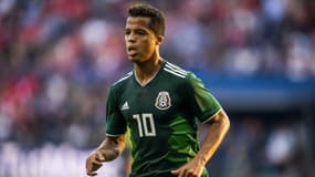 Giovani Dos Santos avec le maillot du Mexique, en 2018.