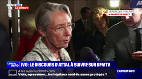 IVG dans la Constitution: "Quand on voit la montée des populismes, je pense que c'est important d'inscrire ce droit dans la Constitution" déclare Élisabeth Borne, ex-Première ministre