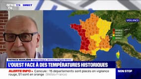 Vigilance rouge: "Ce lundi sera exceptionnel pour un mois de juillet", affirme le météorologue Patrick Marlière