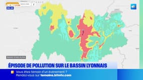 Vaste épisode de pollution actuellement sur le bassin lyonnais