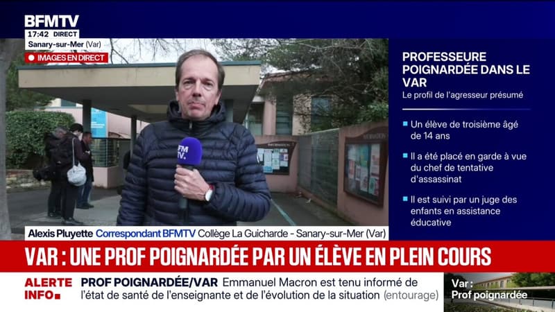 Professeure poignardée à Sanary-sur-Mer: "C'était un élève perturbateur", déclare une professeure d'EPS du collège