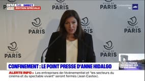 Reconfinement: Anne Hidalgo salue "les efforts énormes" des Parisiens depuis le début de la crise