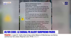 Paris: des milliers d’habitants surpris par un message FR-Alert en prévision des JO 