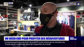 Déconfinement: les Franciliens nombreux dans les centres commerciaux en ce premier week-end de réouverture des magasins