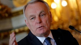 Le ministre des Affaires étrangères Jean-Marc Ayrault le 29 mars 2017 à Paris