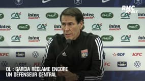 OL : Garcia réclame encore un défenseur central