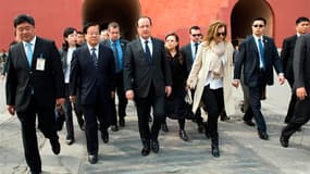 Après la visite privée de la Cité interdite à Pékin (photo), François Hollande effectuera vendredi une dernière série d'entretiens avec les dirigeants du nouveau gouvernement communiste. Il s'envolera ensuite en début d'après-midi pour Shanghai où il doit