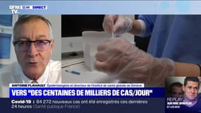 Variant Omicron: "Ce qui est très rassurant, c'est que les hospitalisations restent à un niveau très bas", assure l'épidémiologiste Antoine Flahault