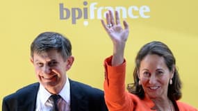 Jean-Pierre Jouyet, le président de la BPI, en compagnie de Ségolène Royal, sa vice-présidente.