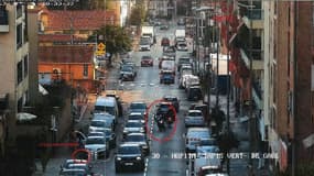 Les images de vidéosurveillance lors de l'accident qui a coûté la vie à la jeune Kamilya à Vallauris (Alpes-Maritimes), le 29 août 2024. Photo 5