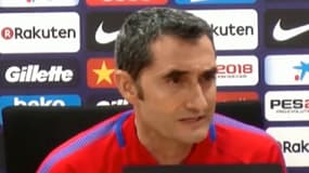 Ernesto Valverde en conférence de presse
