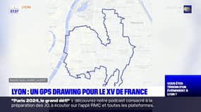 Lyon: un GPS drawing pour le XV de France