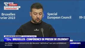 Volodymyr Zelensky au Conseil européen: "Je remercie les citoyens de l'Union européenne pour avoir accordé refuge à notre peuple"