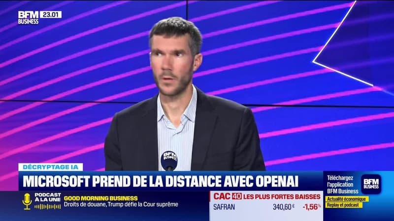 Microsoft prend de la distance avec OpenAI - 24/02