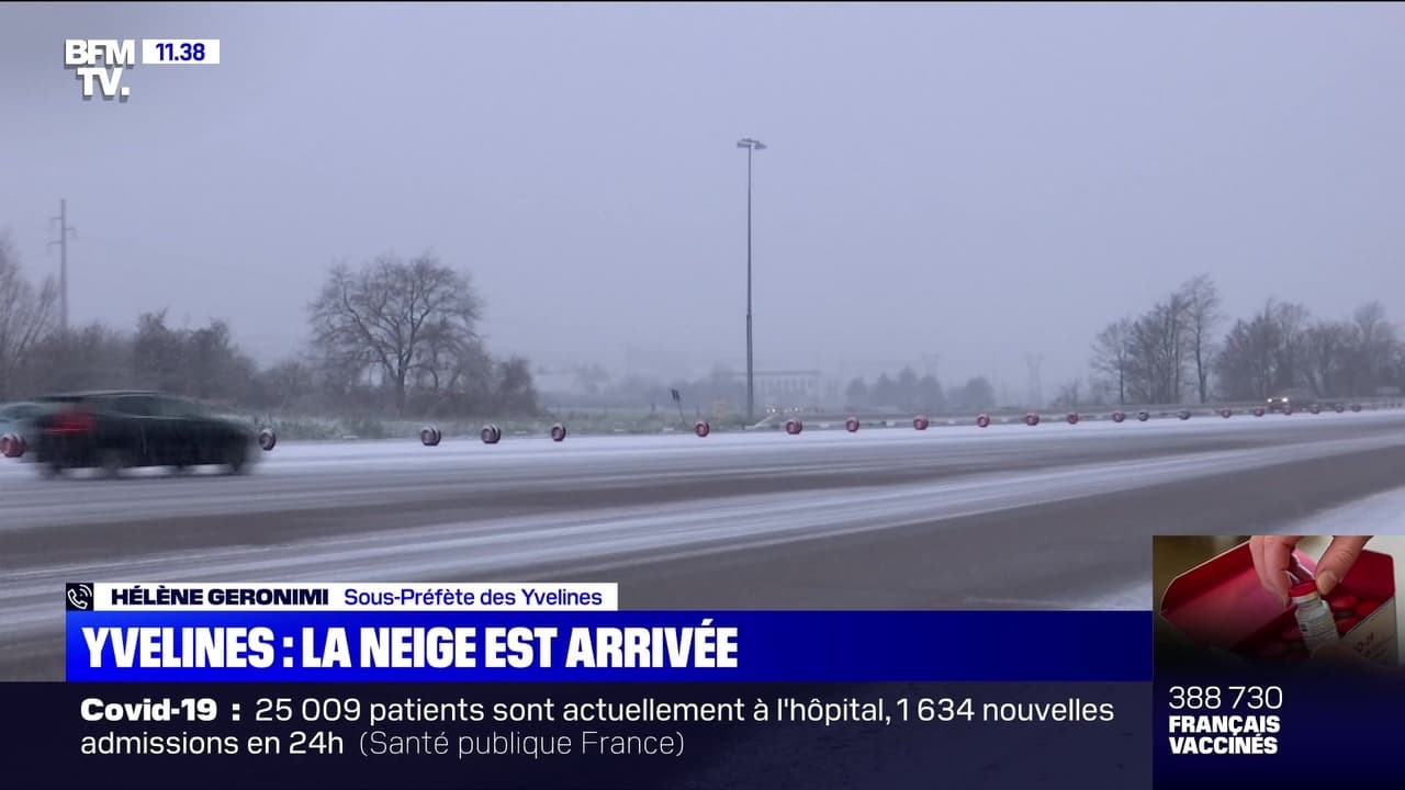 Yvelines La Neige Est Arrivee 16 01