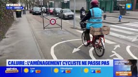 Caluire-et-Cuire: un nouvel aménagement cycliste jugé dangereux