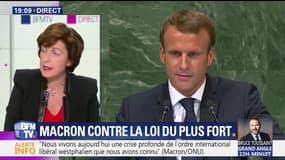 À l'ONU, Emmanuel Macron se positionne en anti-Trump