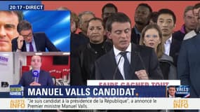 Candidature de Valls: "Il ne peut en aucun cas incarner l'avenir", David Rachline