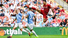 Liverpool face à Manchester City lors du Community Shield