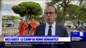 Nice: le campement de l'autopont évacué, les riverains se disent "très contents d'avoir été entendus"