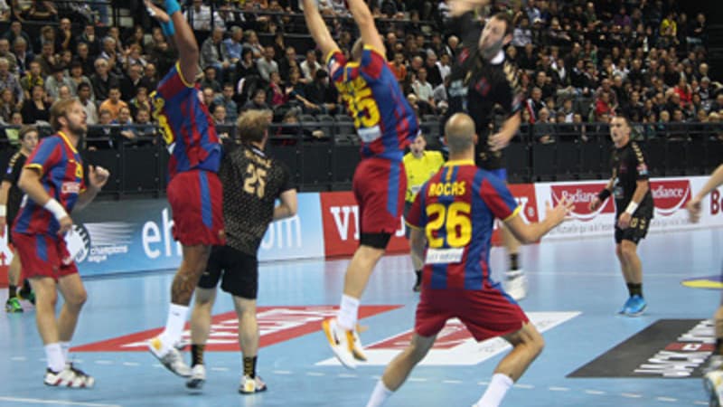 Chambéry lors de sa victoire face à Barcelone