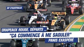GP d'Australie : "Ça commence à me saouler", Panis exaspéré par les drapeaux rouges et départs multiples