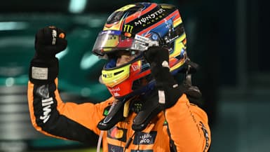 Oscar Piastri, vainqueur du GP de Bahreïn, le 13 avril 2025.