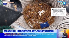 Mandelieu : un dispositif anti-déchets en mer unique en France