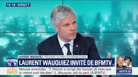 Laurent Wauquiez souhaite que "samedi prochain, ill n'y ait pas de manifestation"