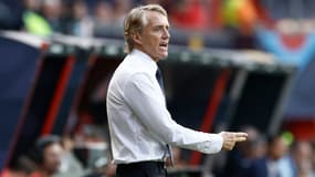 Roberto Mancini lors de la demi-finale de la Ligue des nations face à l'Espagne, le 15 juin 2023.