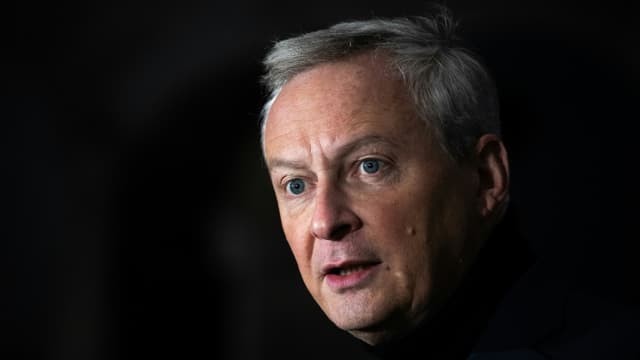 Le ministre de l'Economie Bruno Le Maire le 9 décembre 2022 à Petit-Caux, en Normandie