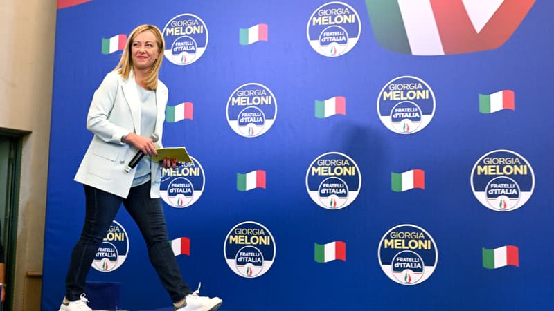 Giorgia Meloni à Rome le 21 septembre 2022