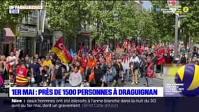 Manifestation du 1er mai: 1500 manifestants à Draguignan selon les syndicats, 1000 selon la préfecture 