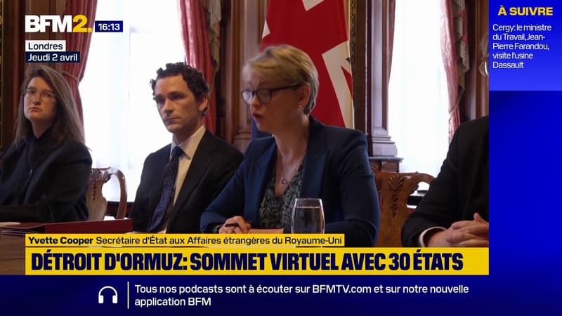 Londres évoque "l'urgente nécessité" de rouvrir le détroit d'Ormuz