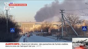 Guerre en Ukraine: le maire de Lviv affirme que la zone de l'aéroport a été visé par des "missiles" russes