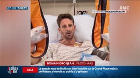 Romain Grosjean rassure ses fans sur Instagram après son impressionnant accident 