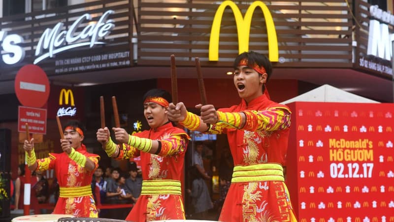 McDonald's possède déjà plusieurs restaurants implantés au Vietnam
