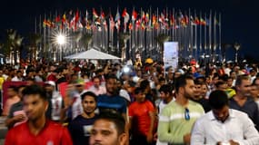 Des supporters à Doha pour le Mondial 2022.