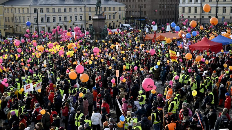 Usines, transports, écoles, supermarchés... Des grèves massives paralysent la Finlande