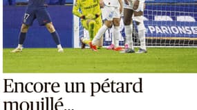 L'article de La Provence du 1er avril 2024 après OM-PSG (0-2)