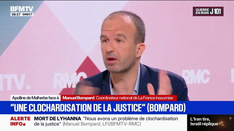 Affaire Lyhanna: "Il y a un problème de clochardisation absolu de la justice", estime Manuel Bompard