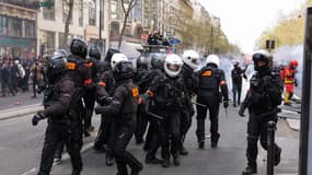 Une commissaire de la BRAV-M a été blessée par un jet de pavé (photo d'illustration).