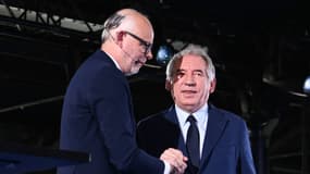 Édouard Philippe et François Bayrou le 25 mars 2023