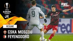 Résumé : CSKA Moscou 0-0 Feyenoord - Ligue Europa J4