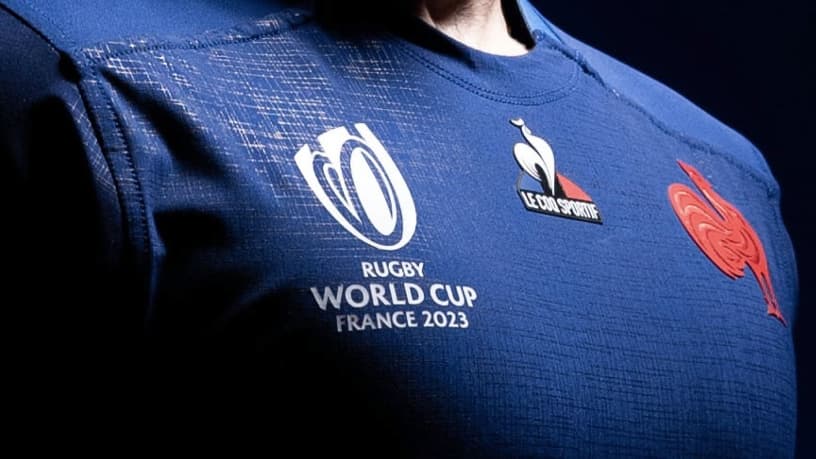 Coffret Maillot Pro XV de France Coupe du Monde de Rugby 2023 Le