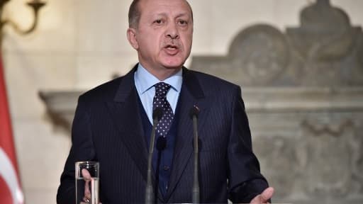 Le président de la Turquie Recep Tayyi Erdogan le 7 décembre 2017