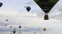 456 montgolfières ont décollé en ligne à Chambley en Meurthe-et-Moselle, lors du plus grand rassemblement en la matière.