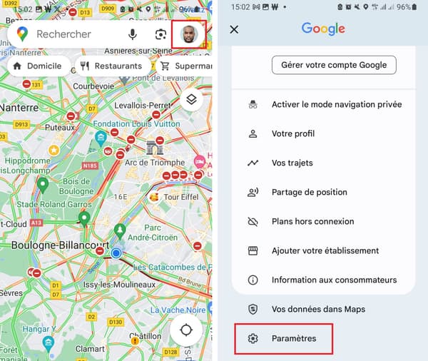 Activer le lecteur de musique sur Google Map