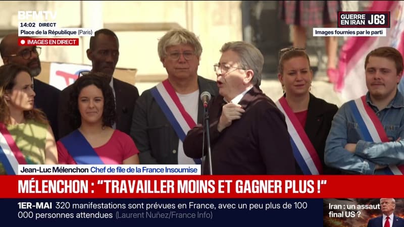 1er-Mai: "C'est une journée de lutte", déclare Jean-Luc Mélenchon